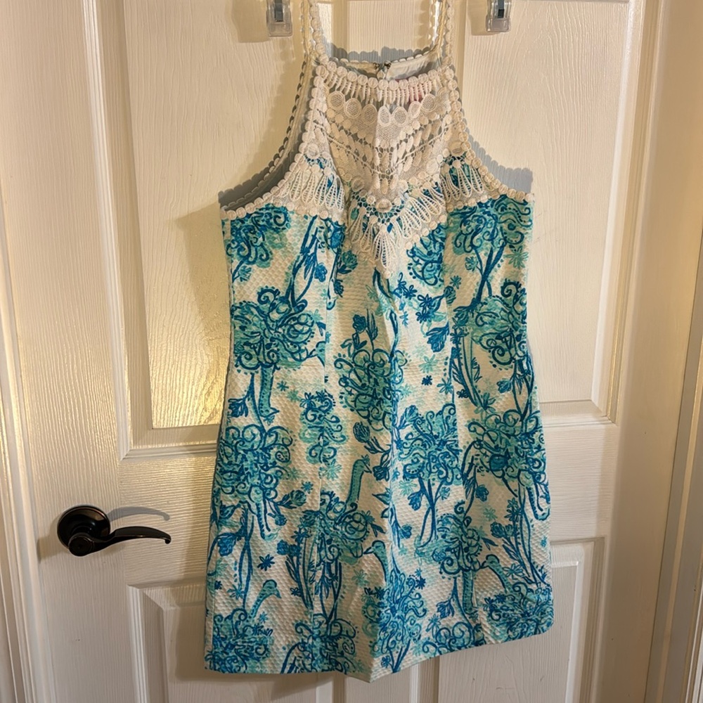 Lilly Pulitzer ostrich dress size 10